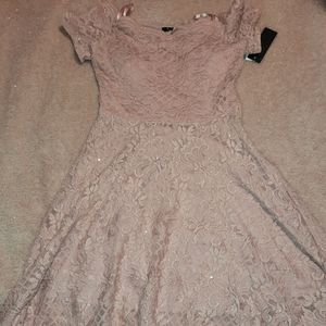 Pink sparkly dress